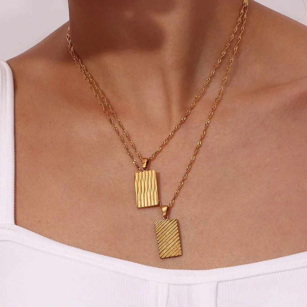 [AuraEcho]Dahlia Gold Necklace