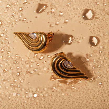 [AuraEcho]Thalia Gold Earrings