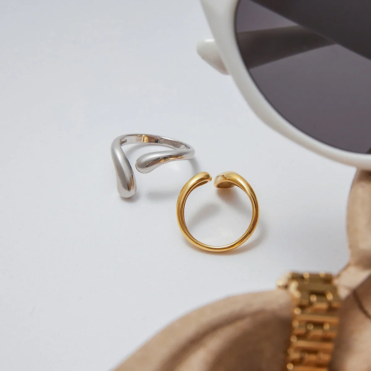 [AuraEcho]Diane Twisted Band Ring
