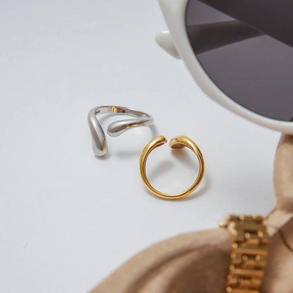 [AuraEcho]Diane Twisted Band Ring