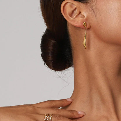 [AuraEcho]Aspen Gold Earrings