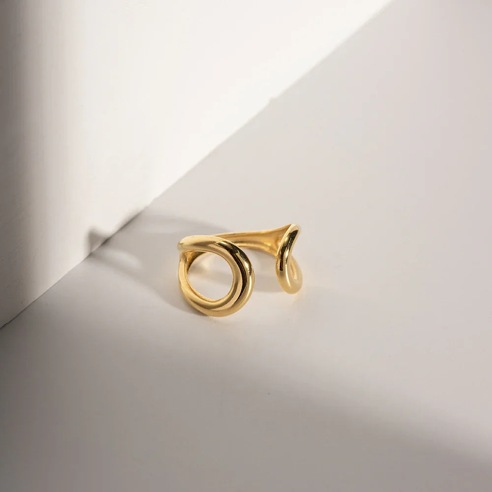 [AuraEcho]Jackie Twisted Band Ring