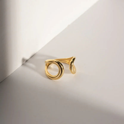 [AuraEcho]Jackie Twisted Band Ring