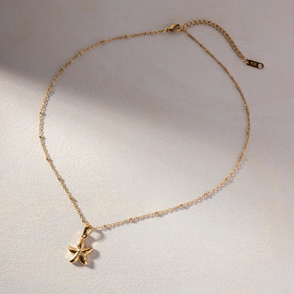 [AuraEcho]Emmie Gold Starfish Pendant