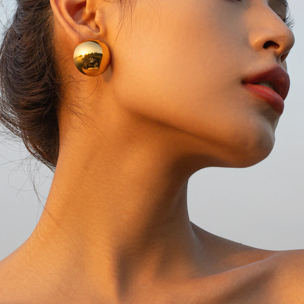 [AuraEcho]Briar Gold Earrings