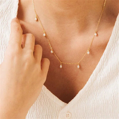[AuraEcho]Freeda Freshwater Pearl Necklace
