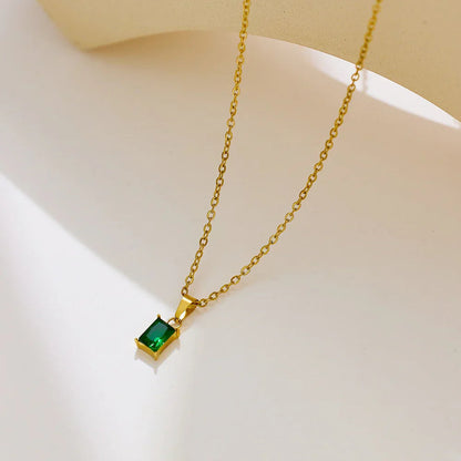 [AuraEcho]Emi Green Necklace