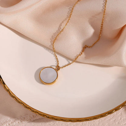 [AuraEcho]Evangeline Lunar Gold Necklace