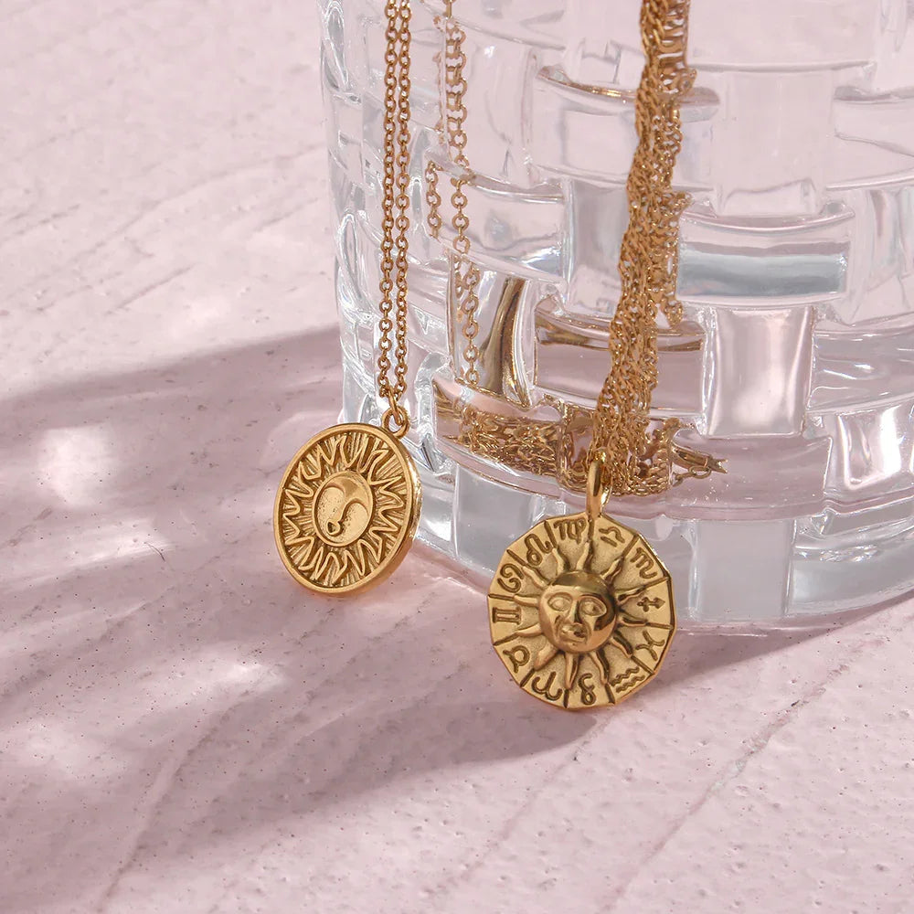 [AuraEcho]Soleil Gold Necklace