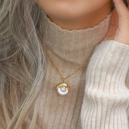 [AuraEcho]Kimberly Pearl Necklace