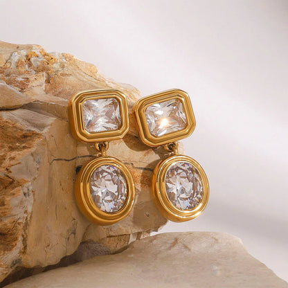 [AuraEcho]Amanda Diamond Earrings