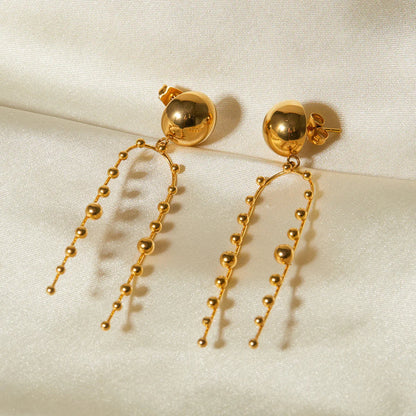 [AuraEcho]Amabel Gold Earrings