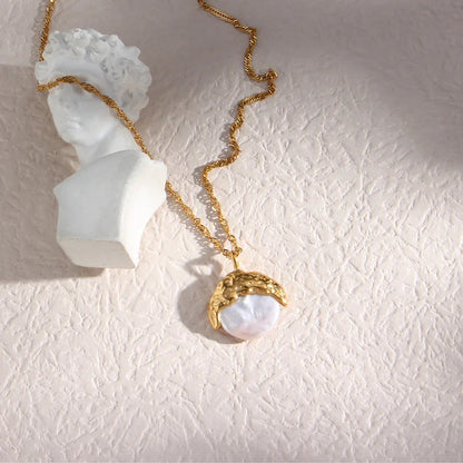 [AuraEcho]Kimberly Pearl Necklace