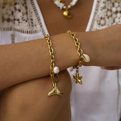 [AuraEcho]Caspian Gold Bracelet