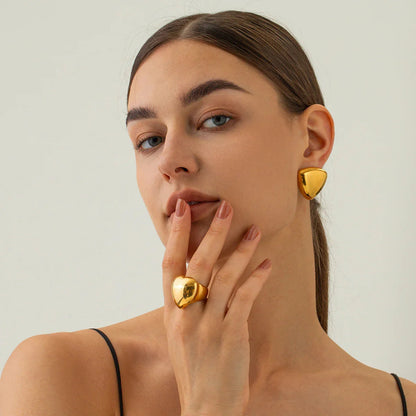 [AuraEcho]Reagan Gold Earrings