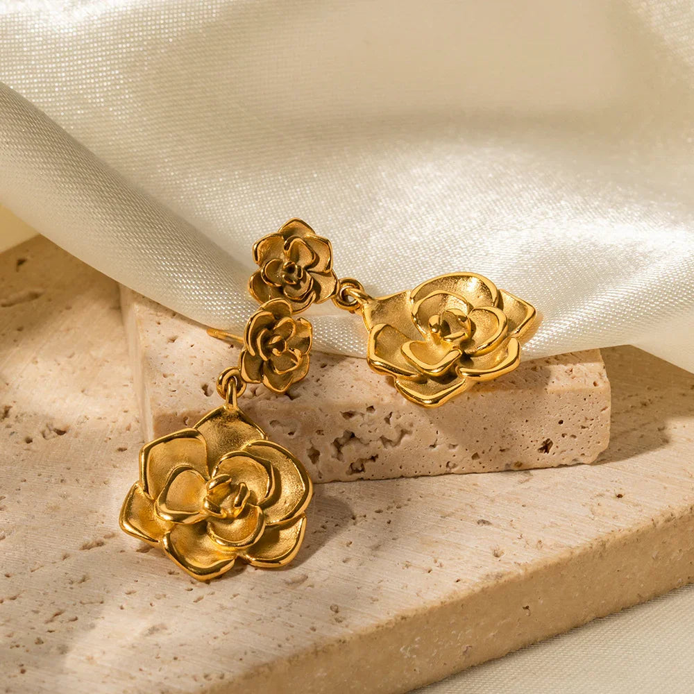 [AuraEcho]Thelma Gold Earrings