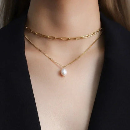 [AuraEcho]Undine Freshwater Pearl Necklace