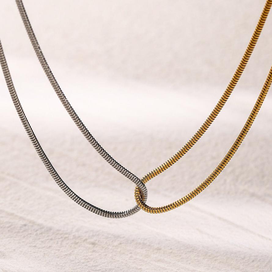 [AuraEcho]Talia Two Tone Necklace