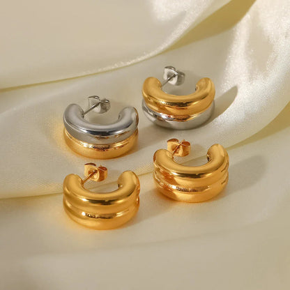 [AuraEcho]Henrietta Gold Earrings