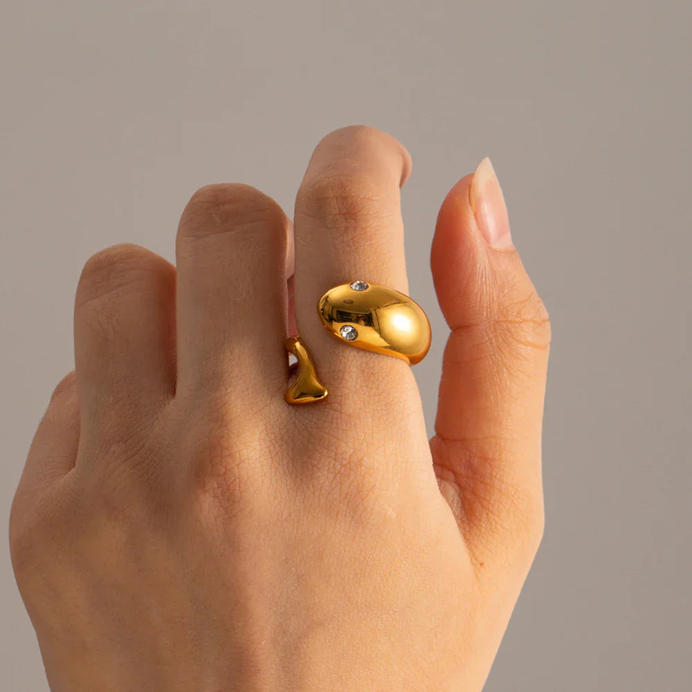 [AuraEcho]Etta Gold Serpent Ring