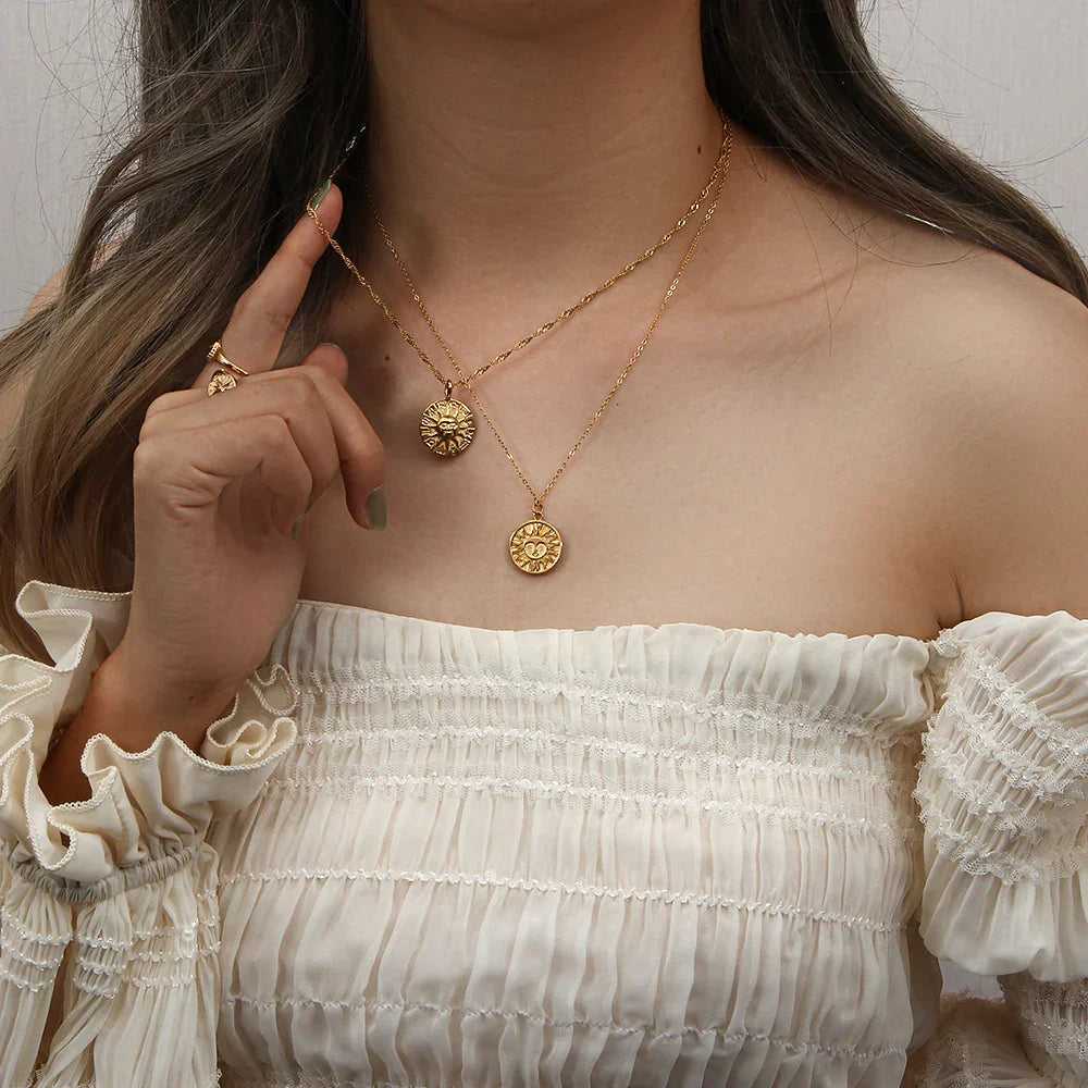 [AuraEcho]Soleil Gold Necklace