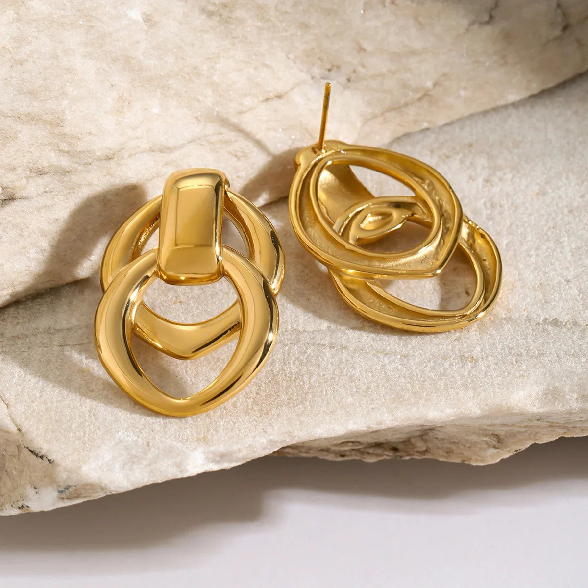 [AuraEcho]Zoey Gold Earrings