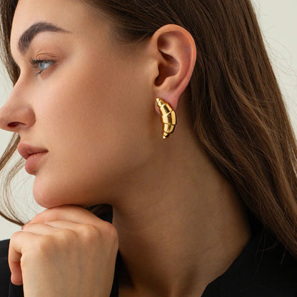 [AuraEcho]Emberly Gold Earrings