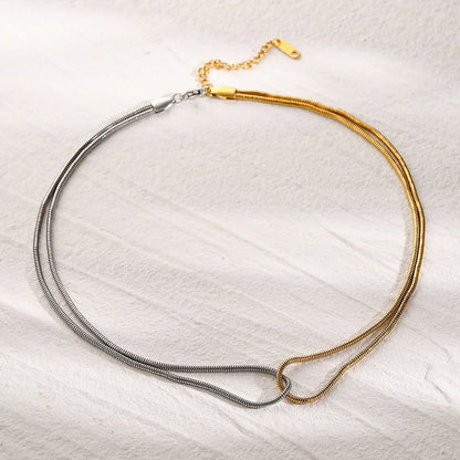 [AuraEcho]Talia Two Tone Necklace