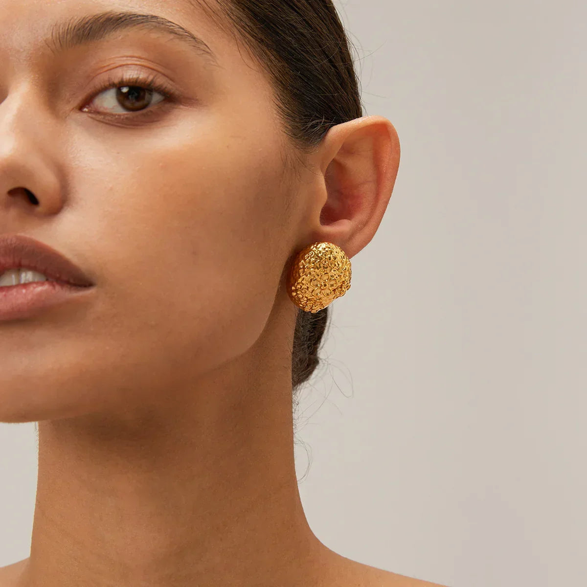 [AuraEcho]Carina Gold Earrings