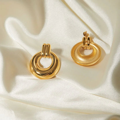 [AuraEcho]Lynora Gold Earrings
