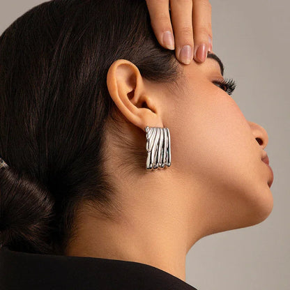 [AuraEcho]Alisa Gold Earrings