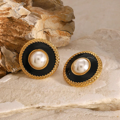 [AuraEcho]Haven Pearl Earrings