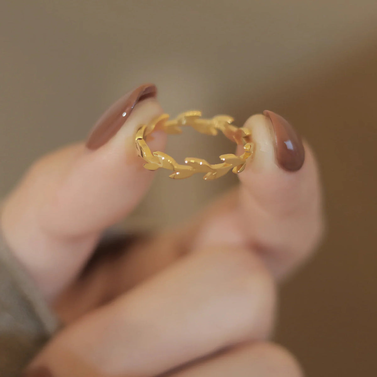 [AuraEcho]Rhea Golden Vine Ring