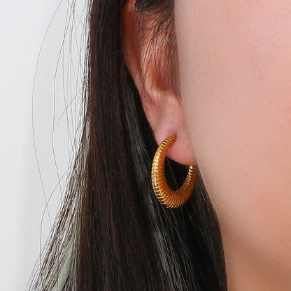 [AuraEcho]Bailey Hoop Earrings