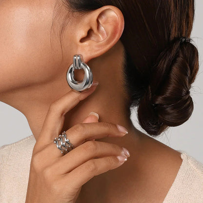 [AuraEcho]Lillian Silver Earrings