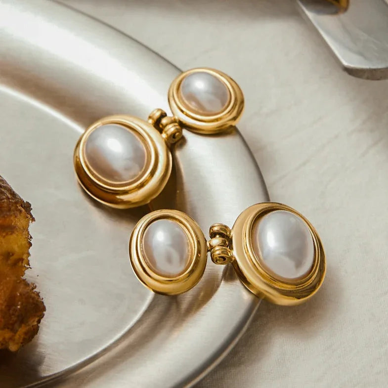 [AuraEcho]Winnie Freshwater Pearl Earrings