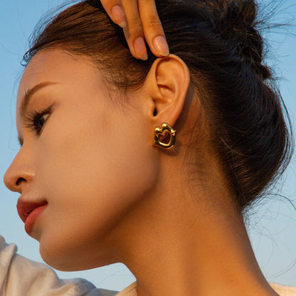 [AuraEcho]Odessa Gold Earrings