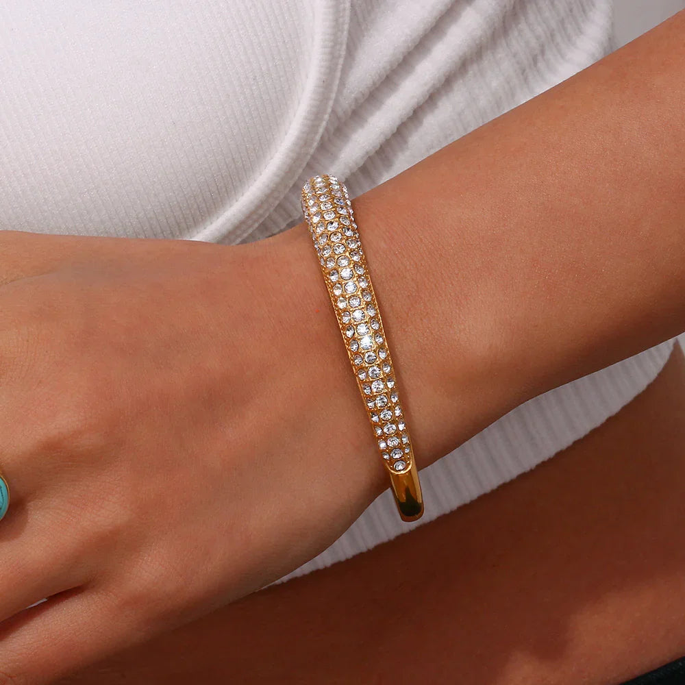 [AuraEcho]Elara Diamond Bracelet