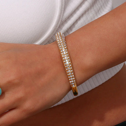 [AuraEcho]Elara Diamond Bracelet