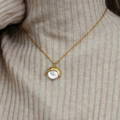 [AuraEcho]Kimberly Pearl Necklace