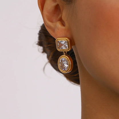 [AuraEcho]Amanda Diamond Earrings