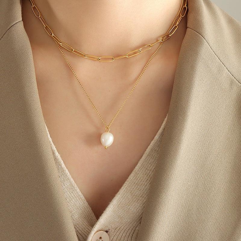 [AuraEcho]Undine Freshwater Pearl Necklace