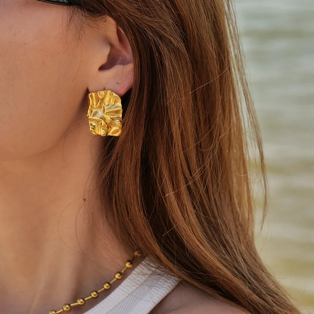 [AuraEcho]Kaia Gold Earrings