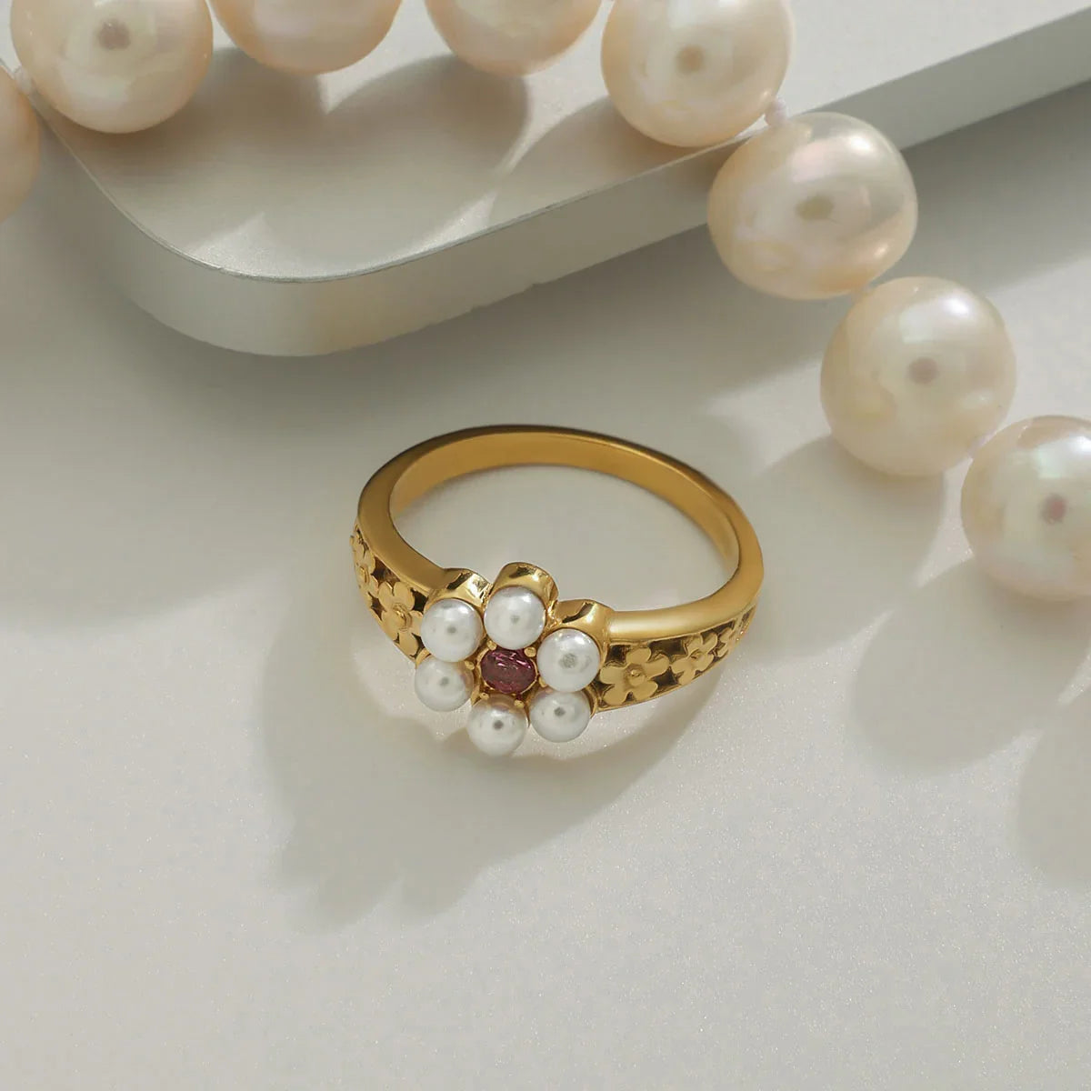 [AuraEcho]Thalia Freshwater Pearl Ring