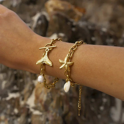 [AuraEcho]Caspian Gold Bracelet