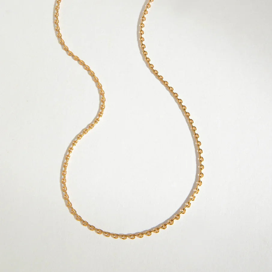 [AuraEcho]Loraine Gold Chain Necklace