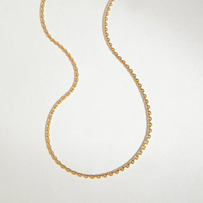 [AuraEcho]Loraine Gold Chain Necklace