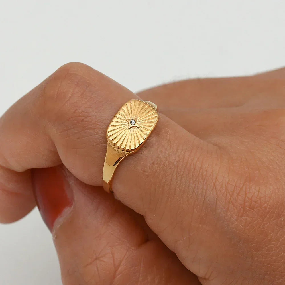 [AuraEcho]Aglaia Gold Ring