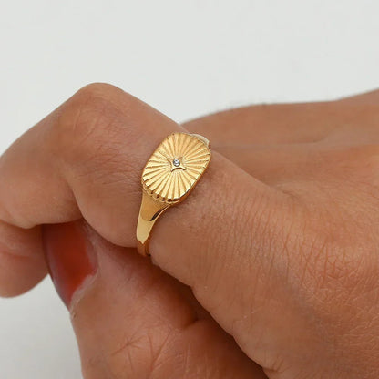 [AuraEcho]Aglaia Gold Ring
