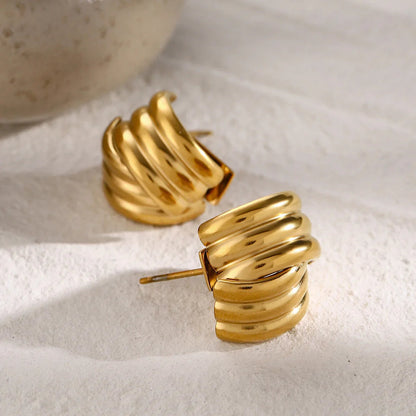 [AuraEcho]Avalon Gold Earrings